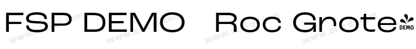 FSP DEMO   Roc Grote字体转换